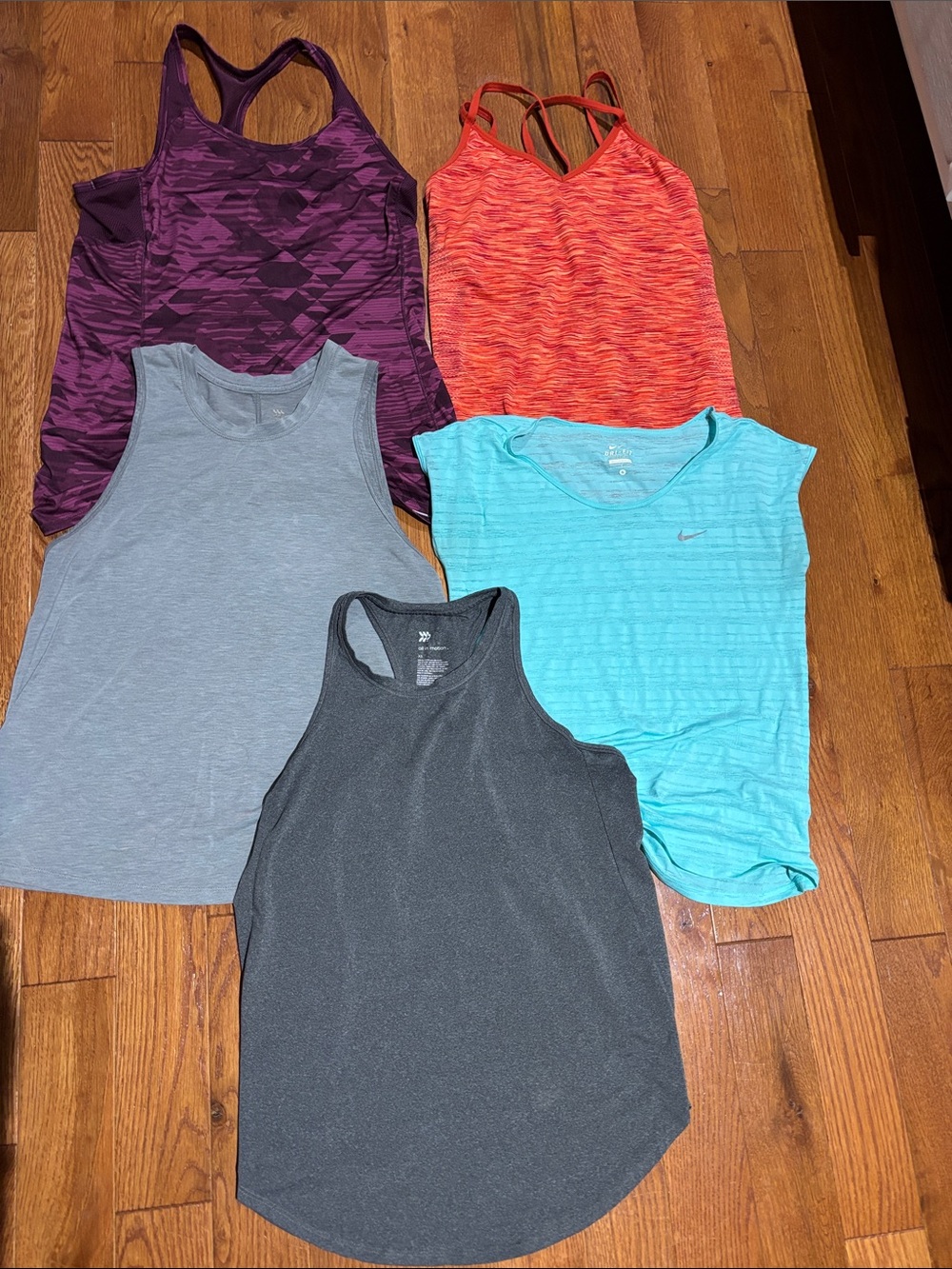 5 Athletic Women’s Tank Tops - Mixed Colors